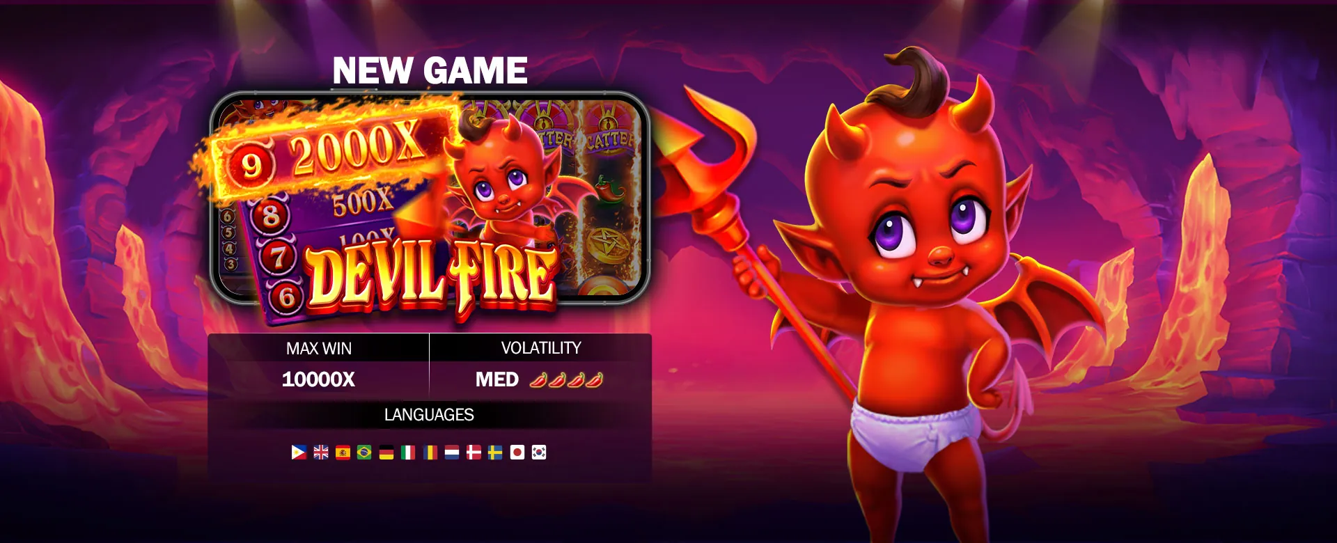 Mysterious Poppy Playtime background with OKBET branding